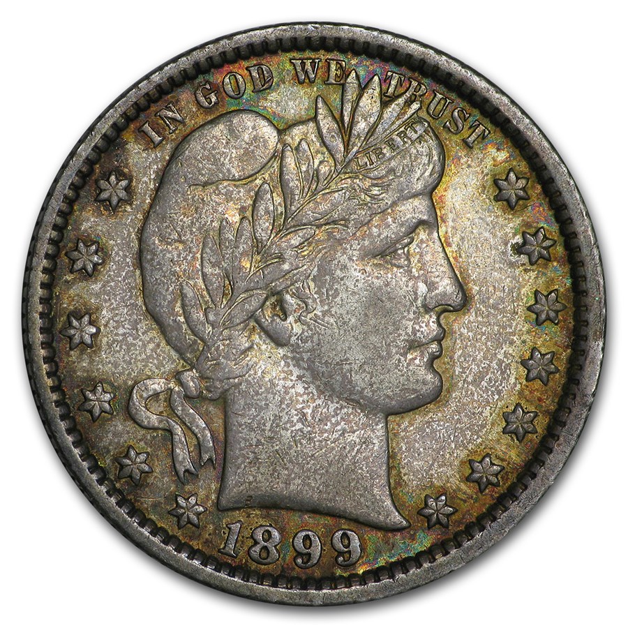 1899 Barber Quarter AU