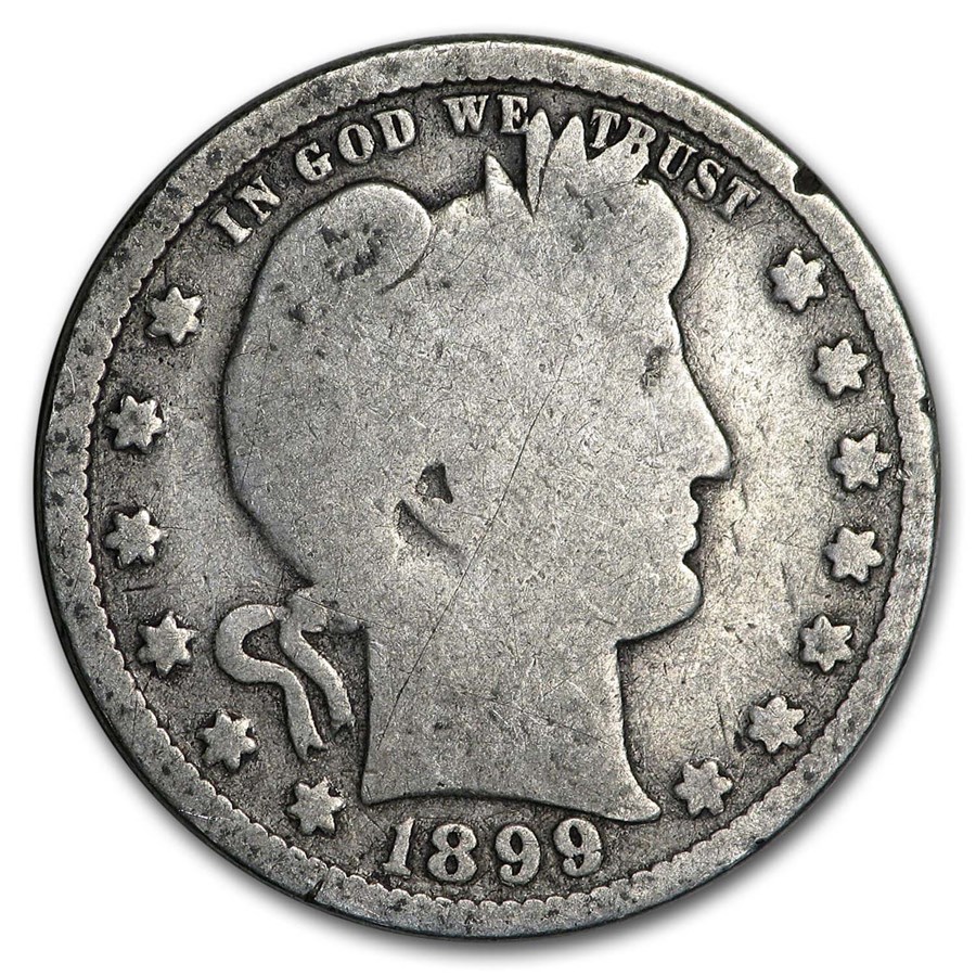 1899 Barber Quarter Good/VG