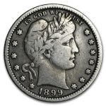 1899 Barber Quarter VF