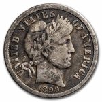 1899-O Barber Dime VG