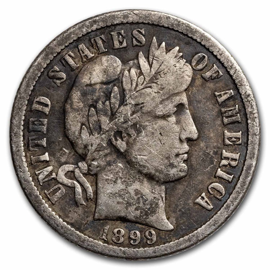 1899-O Barber Dime VG