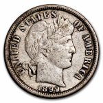 1899-O Barber Dime XF