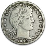 1899-O Barber Half Dollar VF