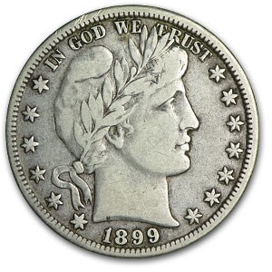 1899-O Barber Half Dollar VF
