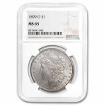 1899-O Morgan Dollar MS-63 NGC