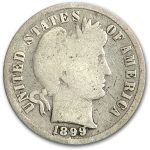 1899-S Barber Dime Good