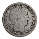 1899-S Barber Half Dollar Good