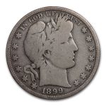 1899-S Barber Half Dollar VG
