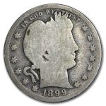 1899-S Barber Quarter AG