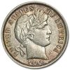 1900 Barber Dime AU