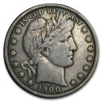 1900 Barber Half Dollar VF