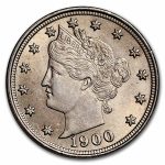 1900 Liberty Head V Nickel BU