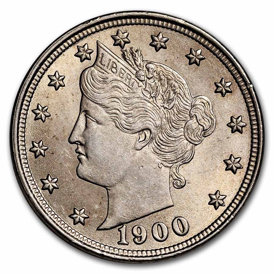 1900 Liberty Head V Nickel BU