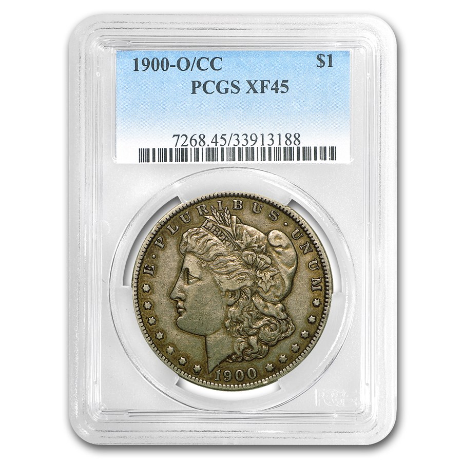 1900-O/CC Morgan Dollar XF-45 PCGS