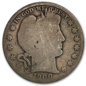 1900-S Barber Half Dollar AG