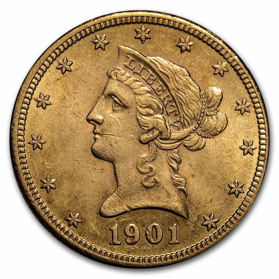 1901 $10 Liberty Gold Eagle BU