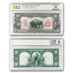 1901 $10 U.S. Note Lewis & Clark/Bison XF-40 PCGS (Fr#114)