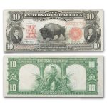 1901 $10 U.S. Note Lewis & Clark/Bison XF (Fr#122)