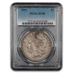 1901 Morgan Dollar XF-40 PCGS