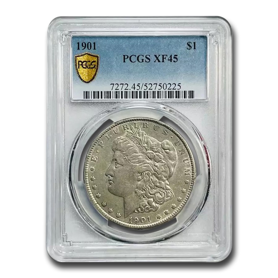 1901 Morgan Dollar XF-45 PCGS