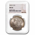 1901-O Morgan Dollar MS-66 NGC