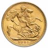 1901-S Australia Gold Sovereign Veil Head Victoria BU