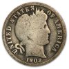 1902 Barber Dime Good/VG