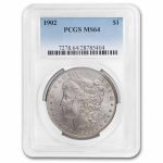 1902 Morgan Dollar MS-64 PCGS