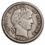 1902-O Barber Dime VF