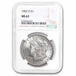 1902-O Morgan Dollar MS-62 NGC