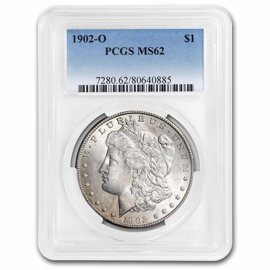 1902-O Morgan Dollar MS-62 PCGS
