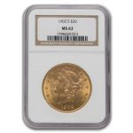 1902-S $20 Liberty Gold Double Eagle MS-62 NGC