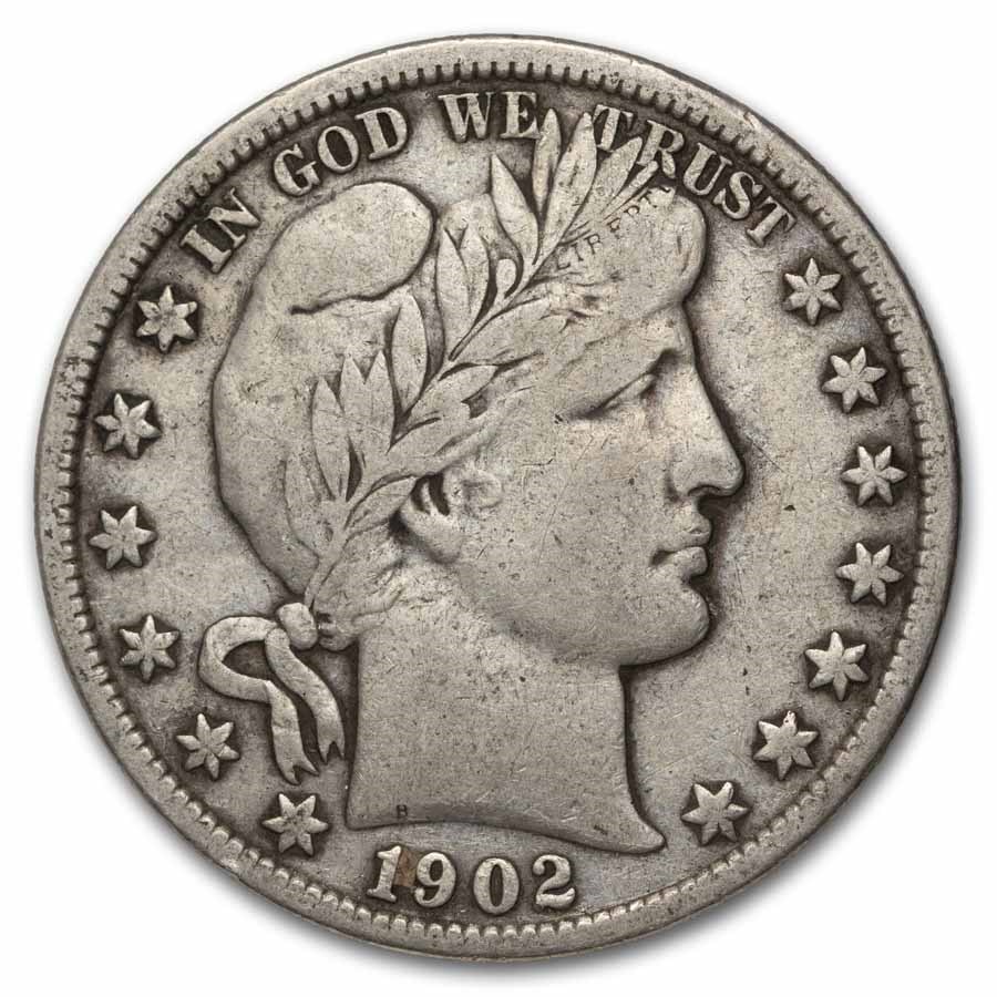1902-S Barber Half Dollar Fine