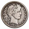 1902-S Barber Quarter Fine