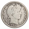 1902-S Barber Quarter VG