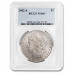 1902-S Morgan Dollar MS-64 PCGS