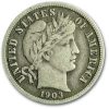 1903 Barber Dime Fine