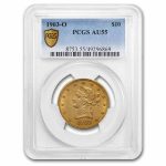 1903-O $10 Liberty Gold Eagle AU-55 PCGS