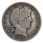 1903-S Barber Half Dollar VG