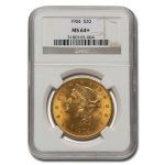 1904 $20 Liberty Gold Double Eagle MS-64+ NGC