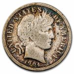 1904 Barber Dime VG