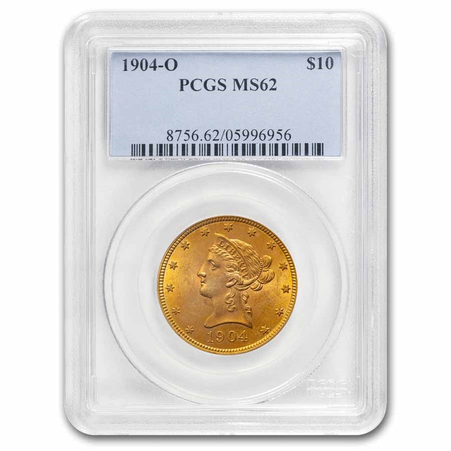 1904-O $10 Liberty Gold Eagle MS-62 PCGS