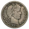 1904-O Barber Quarter Fine
