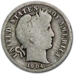 1904-S Barber Dime Good