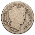 1904-S Barber Dime VG