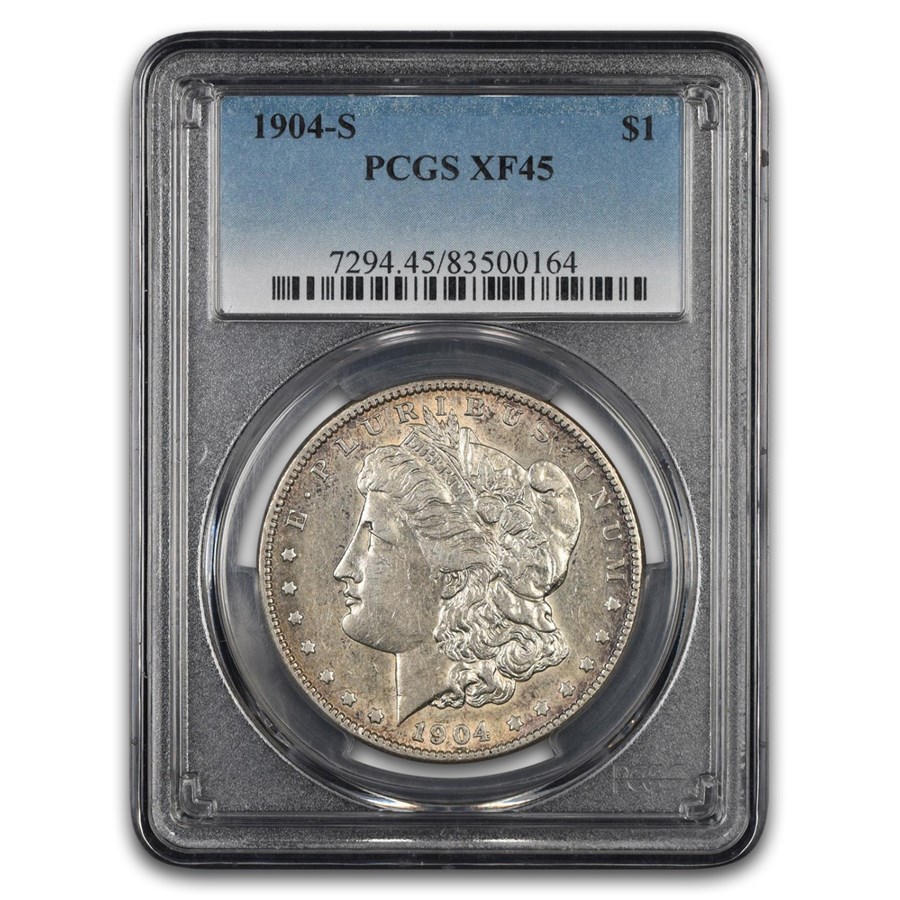 1904-S Morgan Dollar XF-45 PCGS