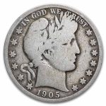 1905 Barber Half Dollar AG