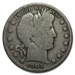 1905 Barber Half Dollar Good