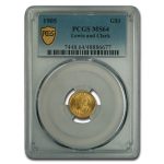 1905 Gold $1.00 Lewis & Clark MS-64 PCGS