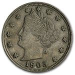1905 Liberty Head V Nickel XF